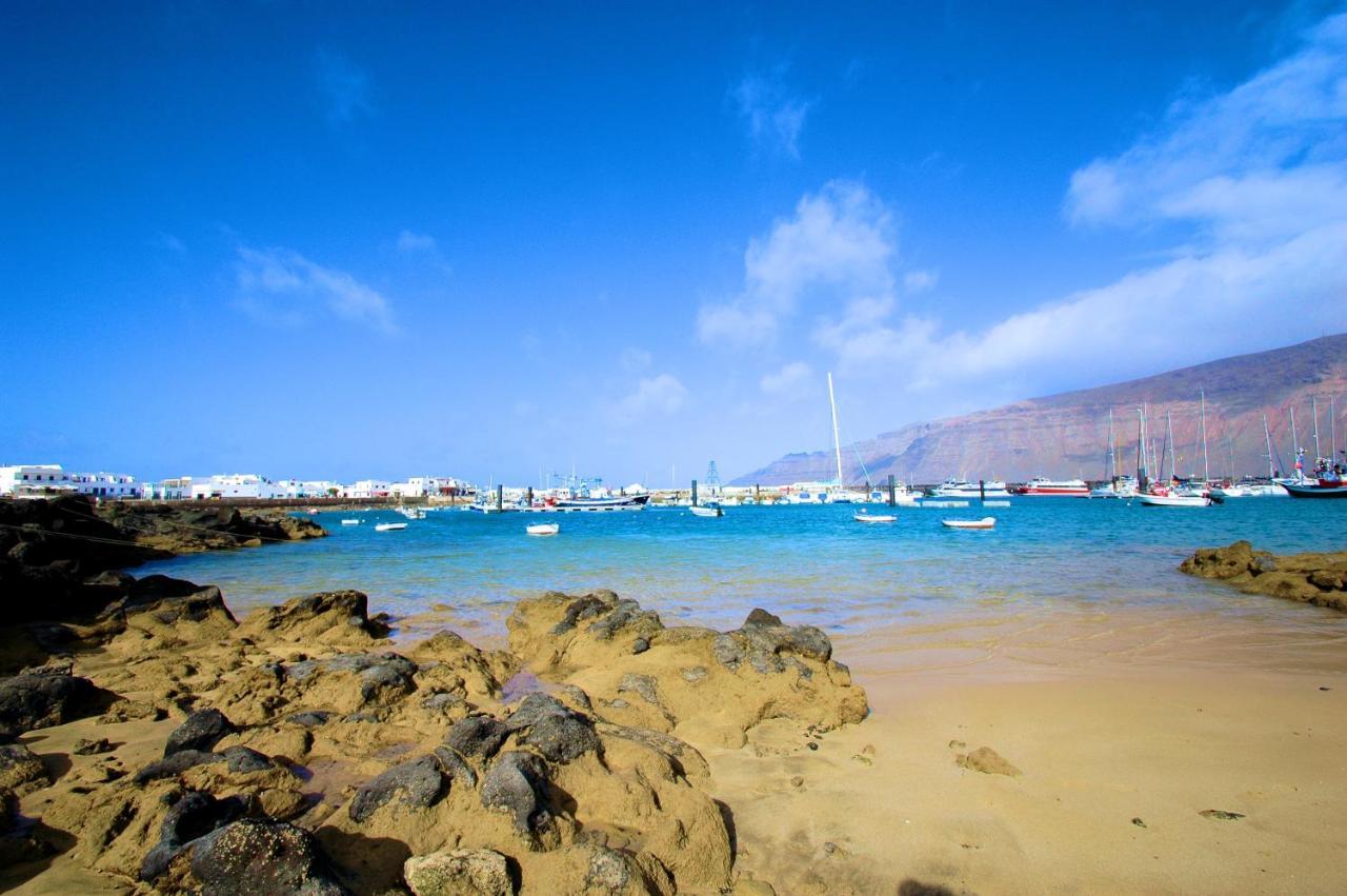 La Graciosa Camelia Beach Vistas Mar Caleta de Sebo Ngoại thất bức ảnh